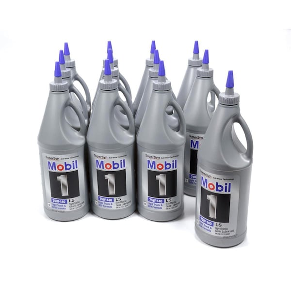 Mobil 1 102490 75W-140 Synthetic Gear Lube - 1 qt. - Case of 12 MOB102490 - main
